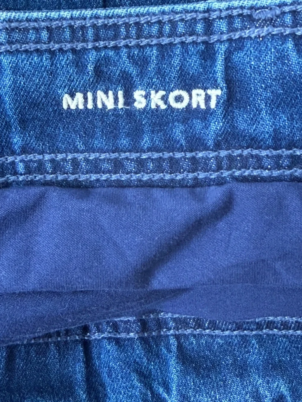 AE Cotton Pleated Denim Mini Skort American Eagle Size 6 NWT